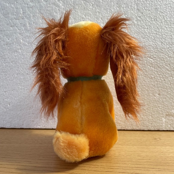 Vtg Disney Lady & the Tramp Lady Plush Stuffed Animal Cocker Spaniel 1985 Korea - Picture 3 of 9